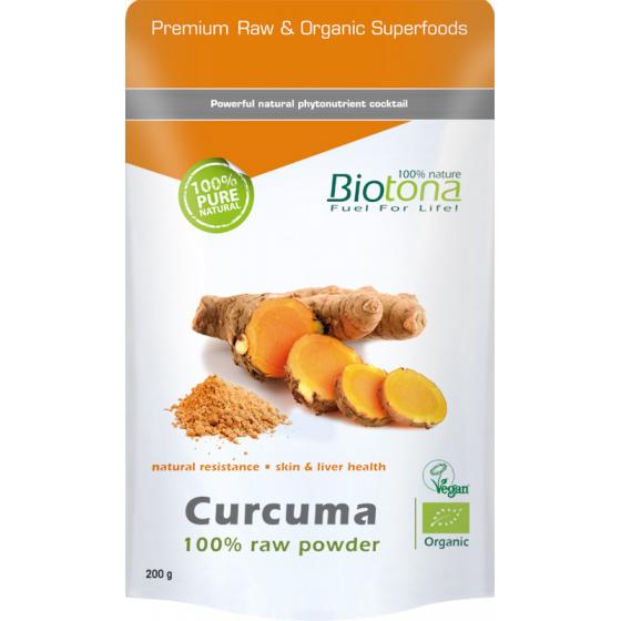 Curcuma raw powder bio