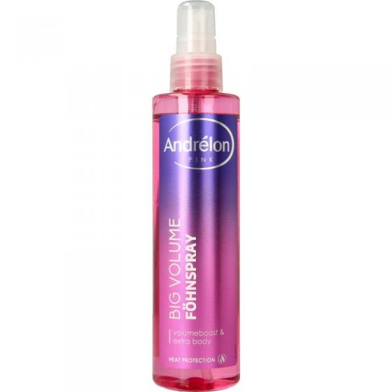 Pink big volume fohnspray