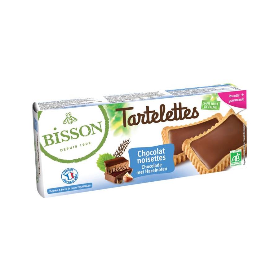 Tartelette chocolade hazelnoot bio