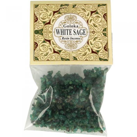 Resin incense white sage