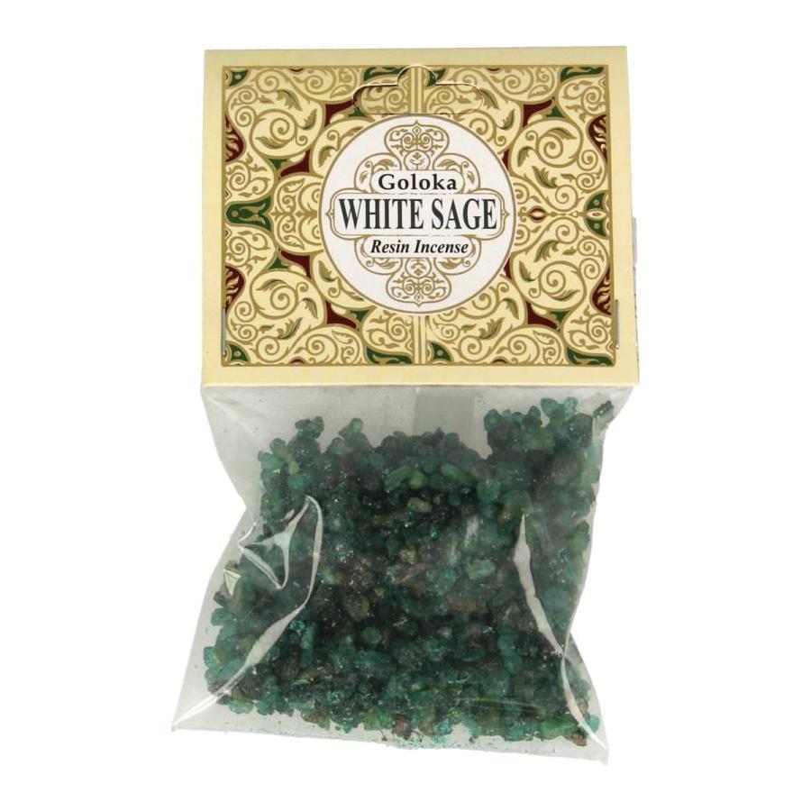 Resin incense white sage
