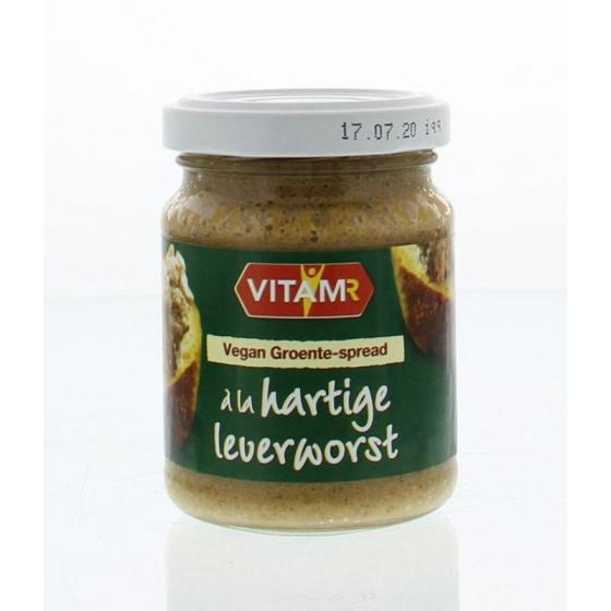 Groente-spread a la hartige leverworst vegan bio