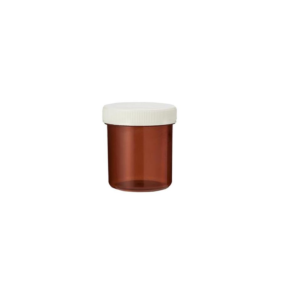 Tabletflacon 40 ml bruin met dop
