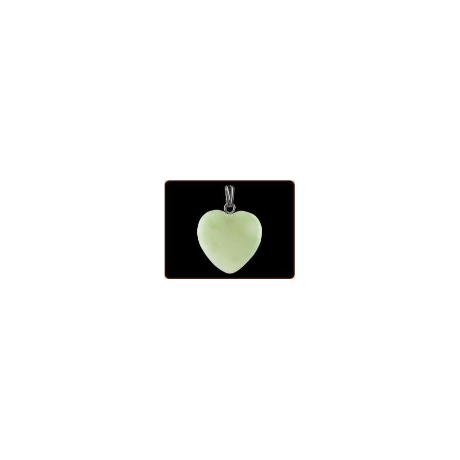 Hanger hart 20mm jade