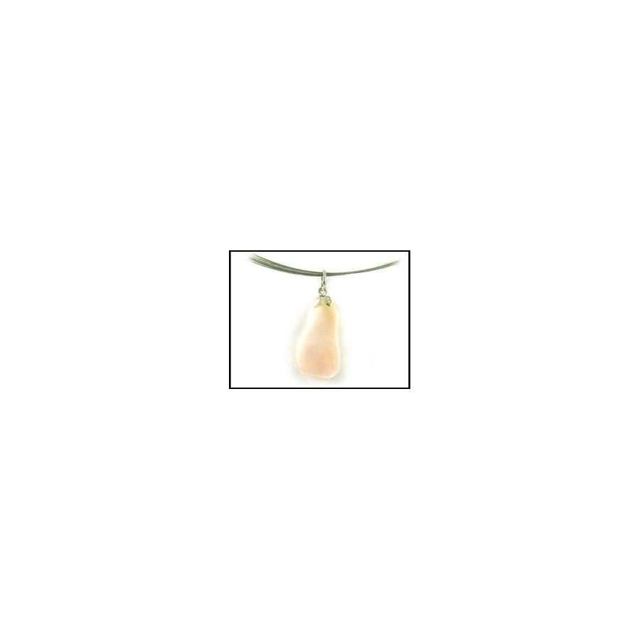 Edelsteenhanger roze kwarts