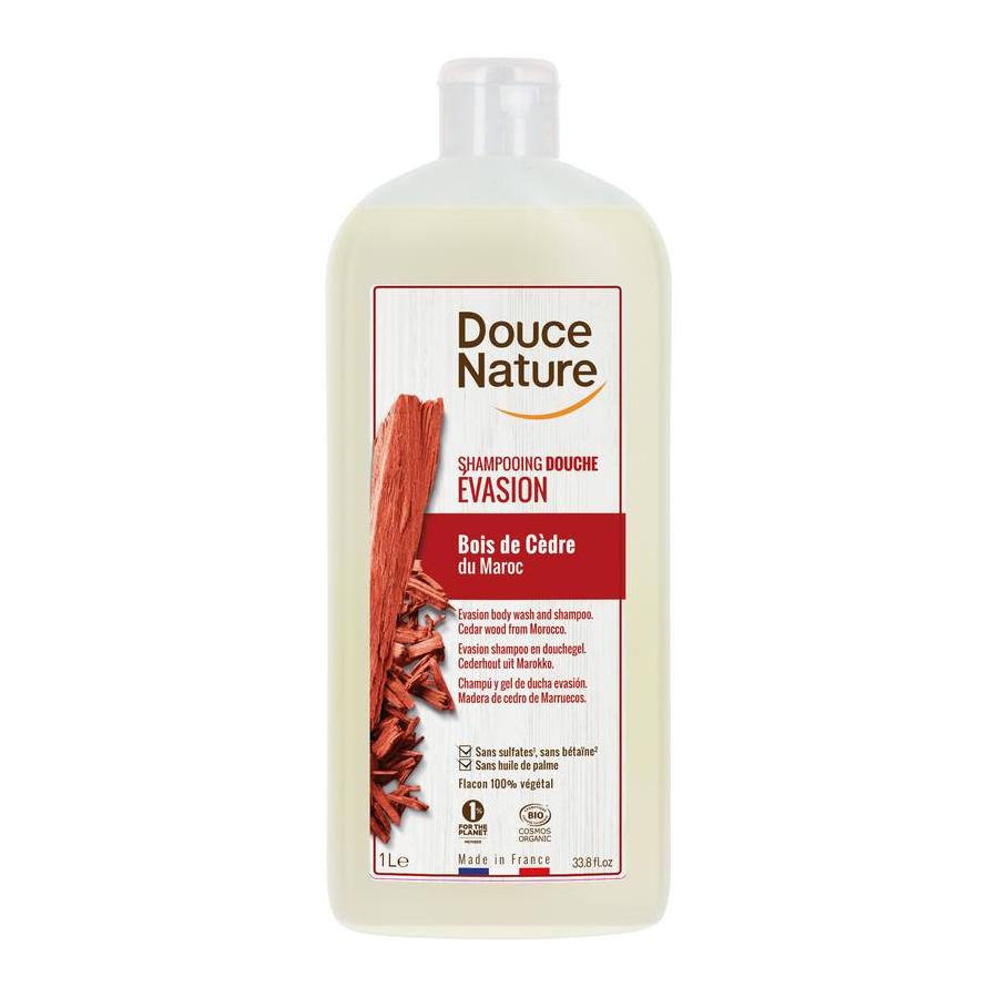 Douchegel & shampoo evasion met cederhout bio