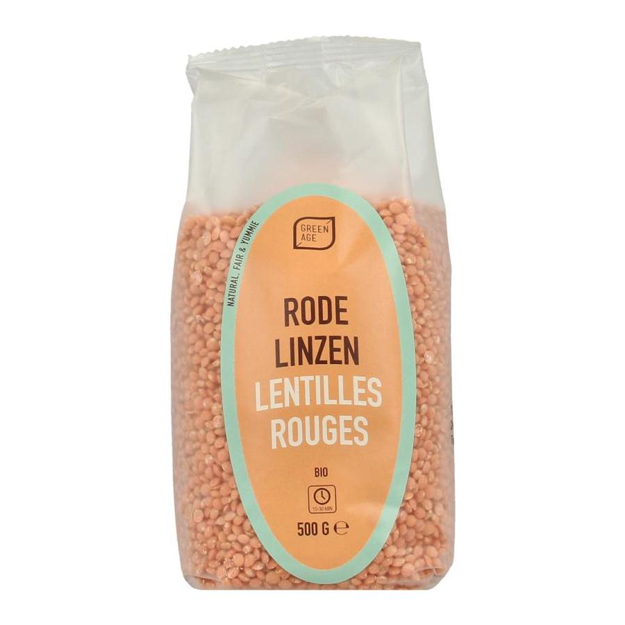 Rode linzen bio
