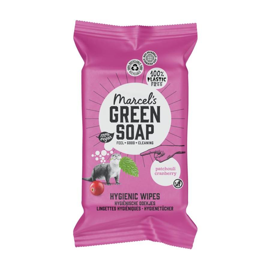 Cleansing wipes patchouli & cranberry