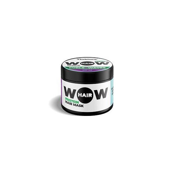 Wow curls & waves hair mask keratin & flaxseed gel