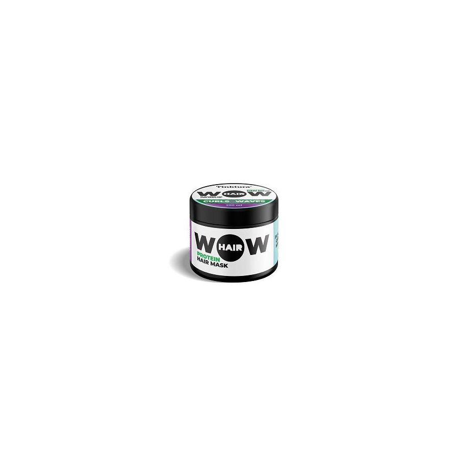 Wow curls & waves hair mask keratin & flaxseed gel