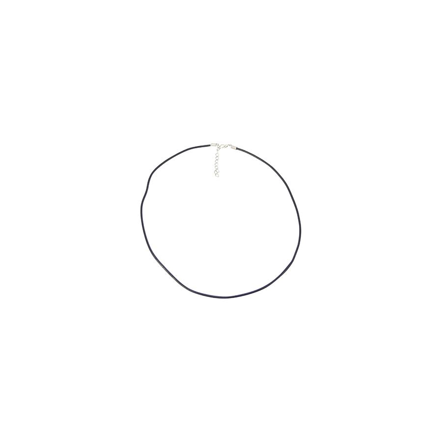 Leren halsketting met verlengketting