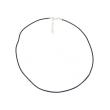 Leren halsketting met verlengketting