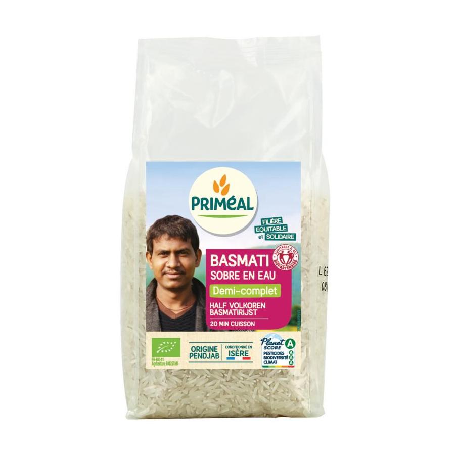 Halfvolkoren basmati rijst bio