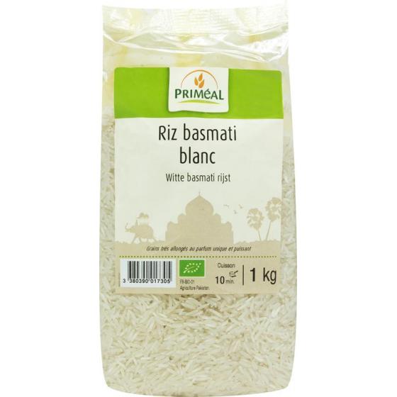 Witte basmati rijst bio