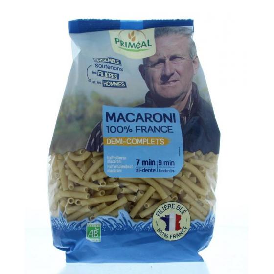 Halfvolkoren macaroni bio