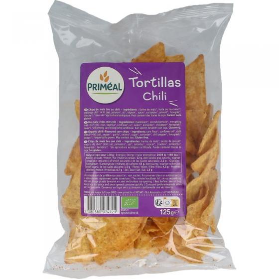 Tortillas chili bio
