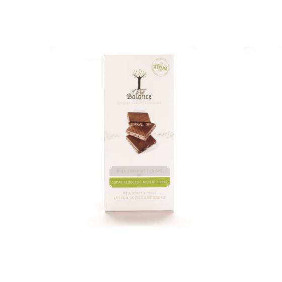 Choco stevia tablet melk/kokoscreme