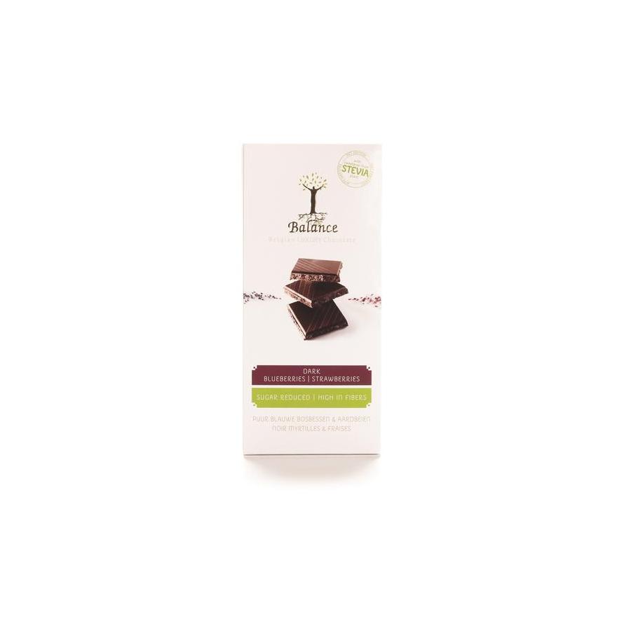 Choco stevia tablet puur bosbes