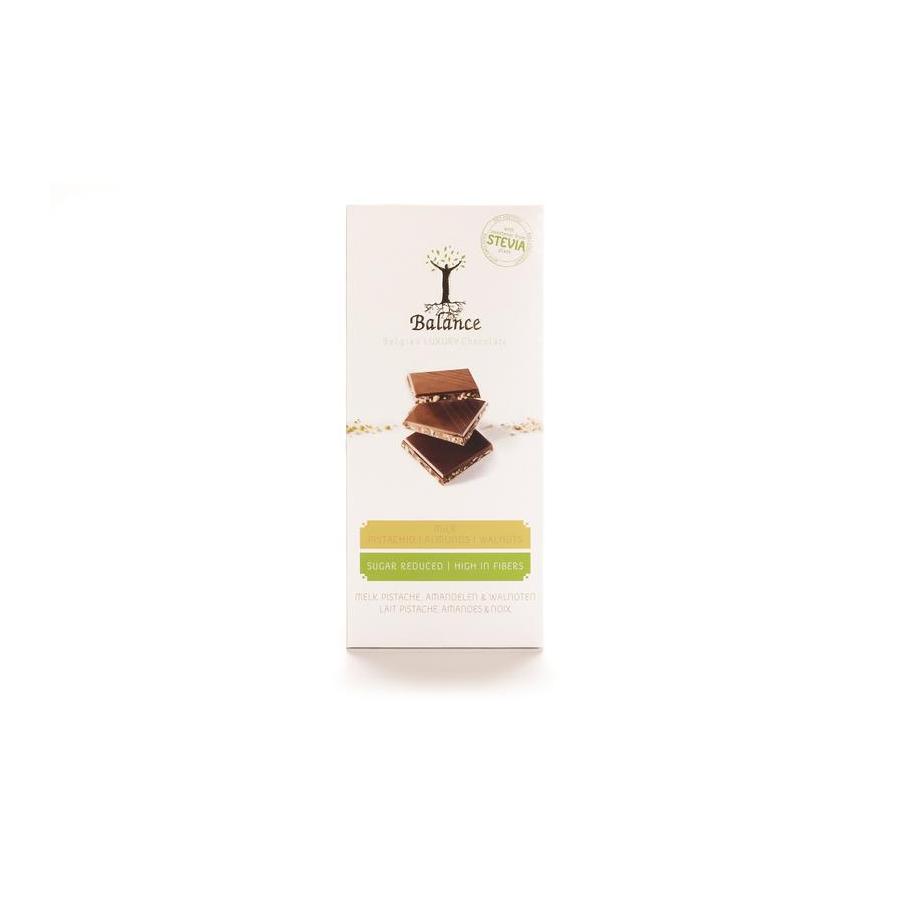 Choco stevia tablet melk pistache