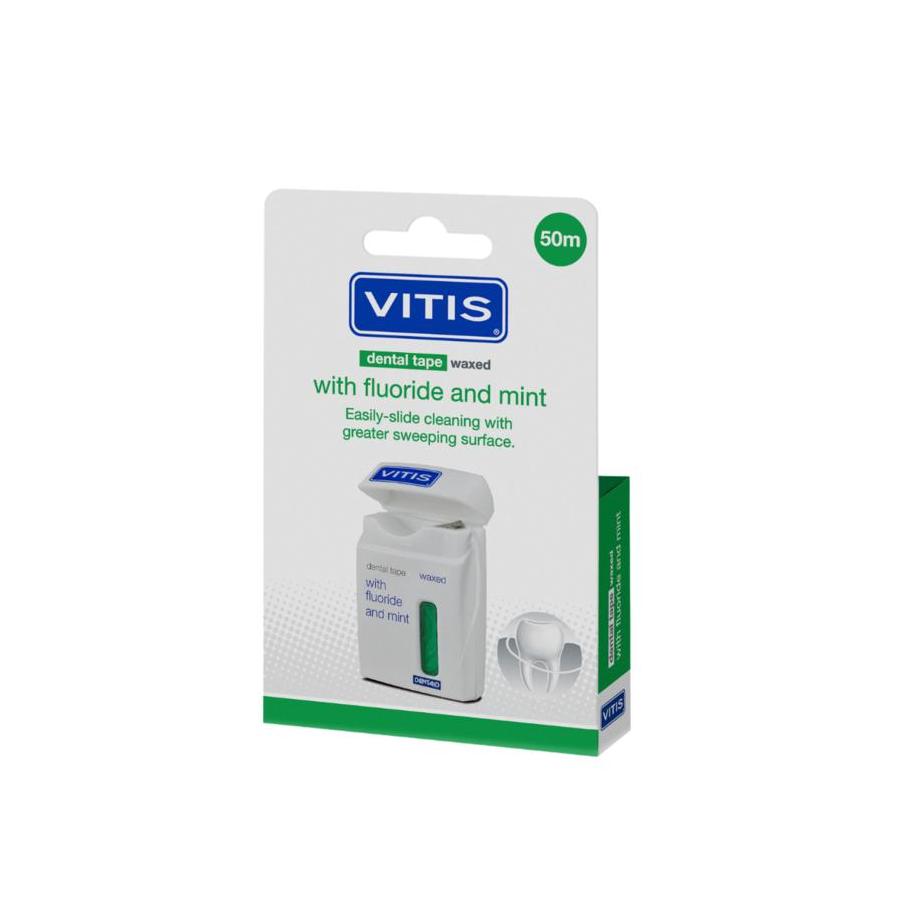 Tape waxed fluor mint groen 50 meter