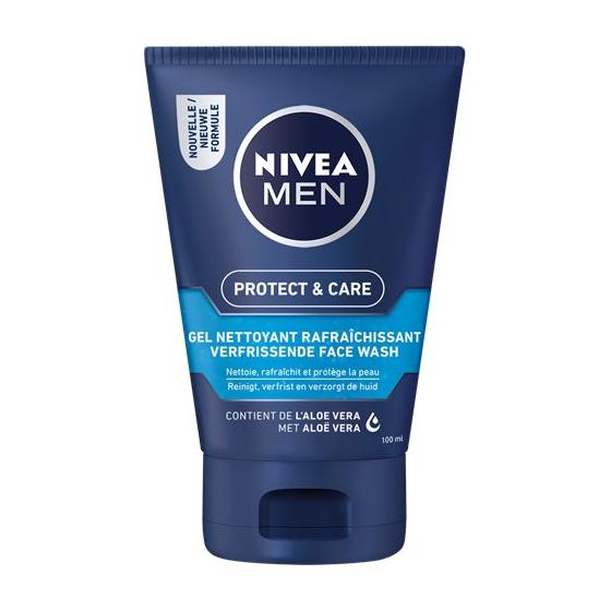 Men deep clean face wash