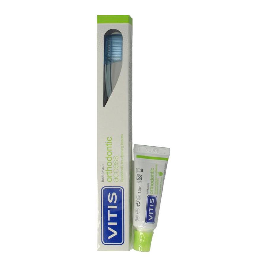 Orthodontic access borstel met sample tandpasta