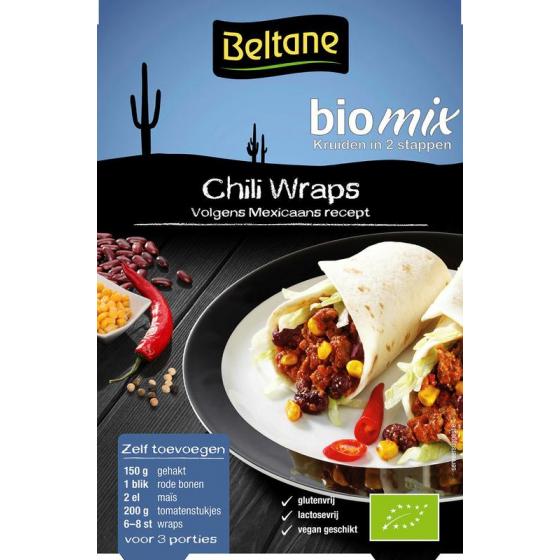 Chili wraps kruiden bio