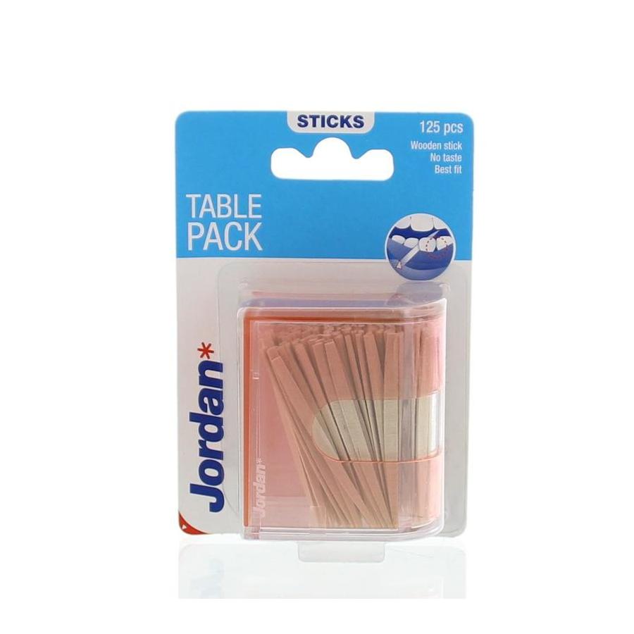 Tandenstoker tafeldispenser 125 stuks