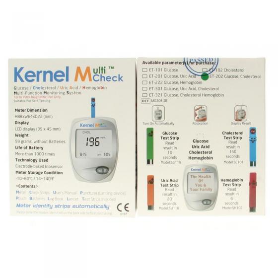 Multicheck glucose cholesterol meter