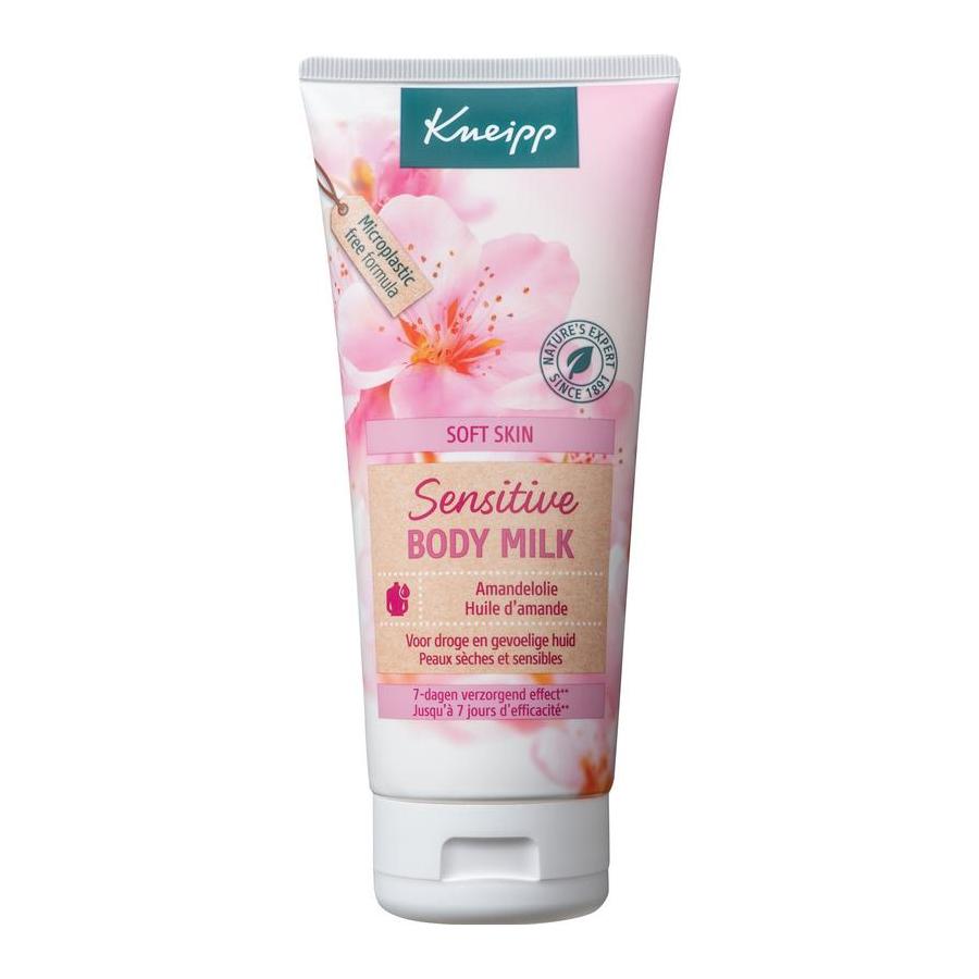 Soft skin sensitive body milk amandelolie