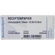 Receptpapier blauw 105 x 148mm