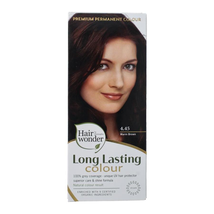 Long lasting colour 4.45 warm brown