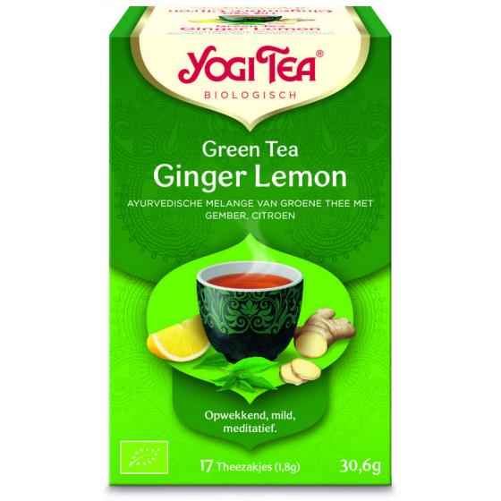 Green tea ginger lemon bio