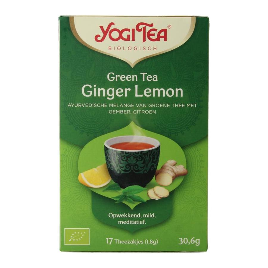 Green tea ginger lemon bio