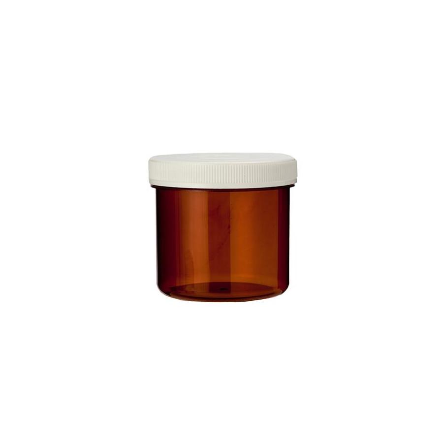 Tabletflacon 120 ml bruin met dop