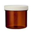 Tabletflacon 120 ml bruin met dop