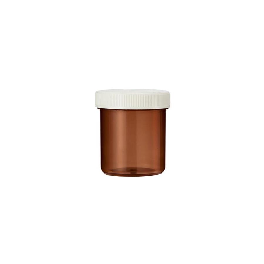 Tabletflacon 40 ml bruin met dop