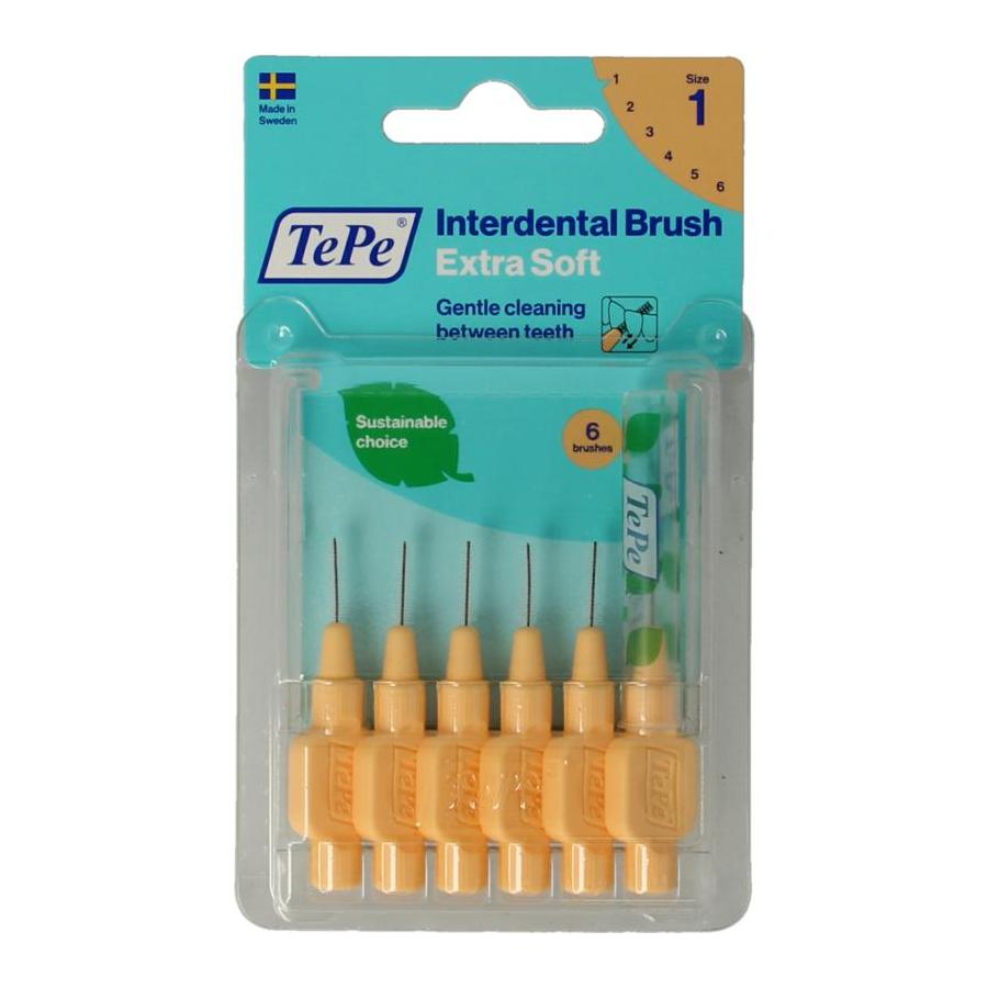 Interdentale rager extra soft licht oranje maat 1