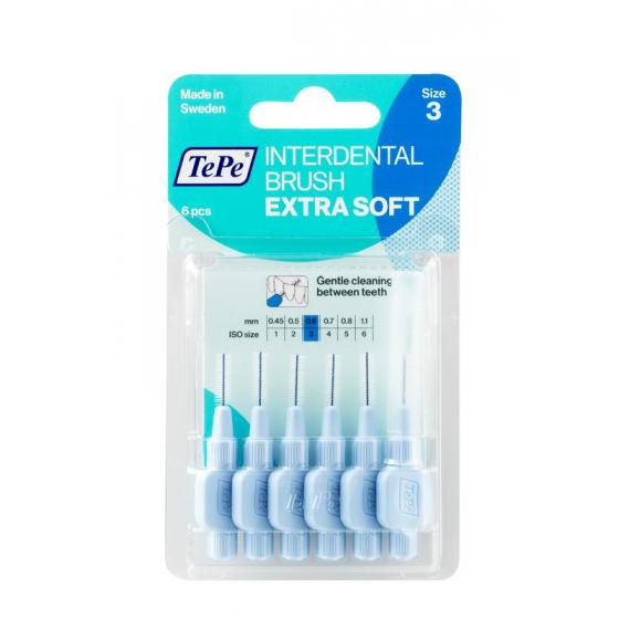 Interdentale rager extra soft licht blauw maat 3