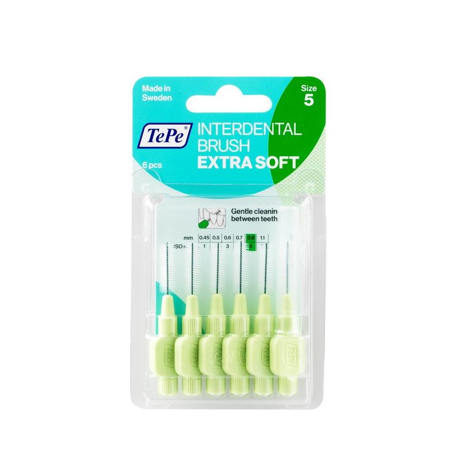 Interdentale rager extra soft licht groen maat 5