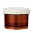 Tabletflacon 75 ml bruin met dop