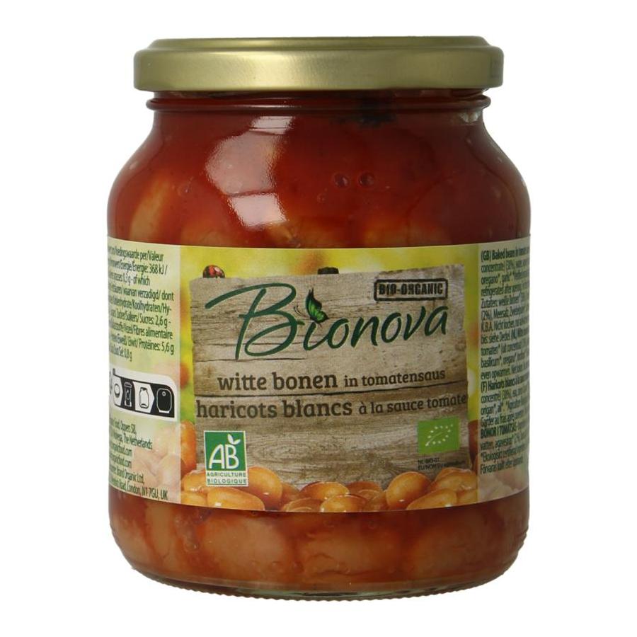 Witten bonen in tomatensaus bio