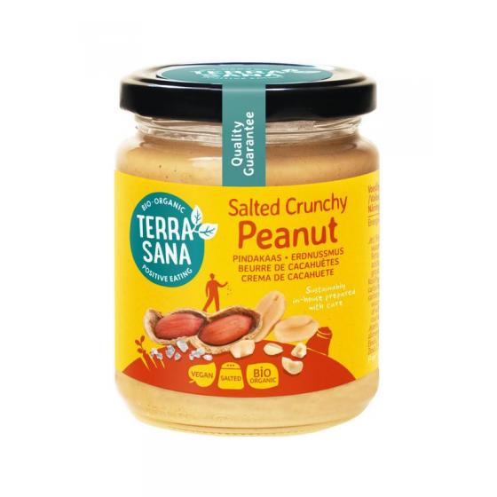 Pindakaas crunchy met zeezout bio