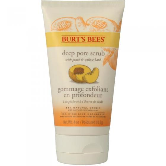 Gezichtscrub peach & willowbark