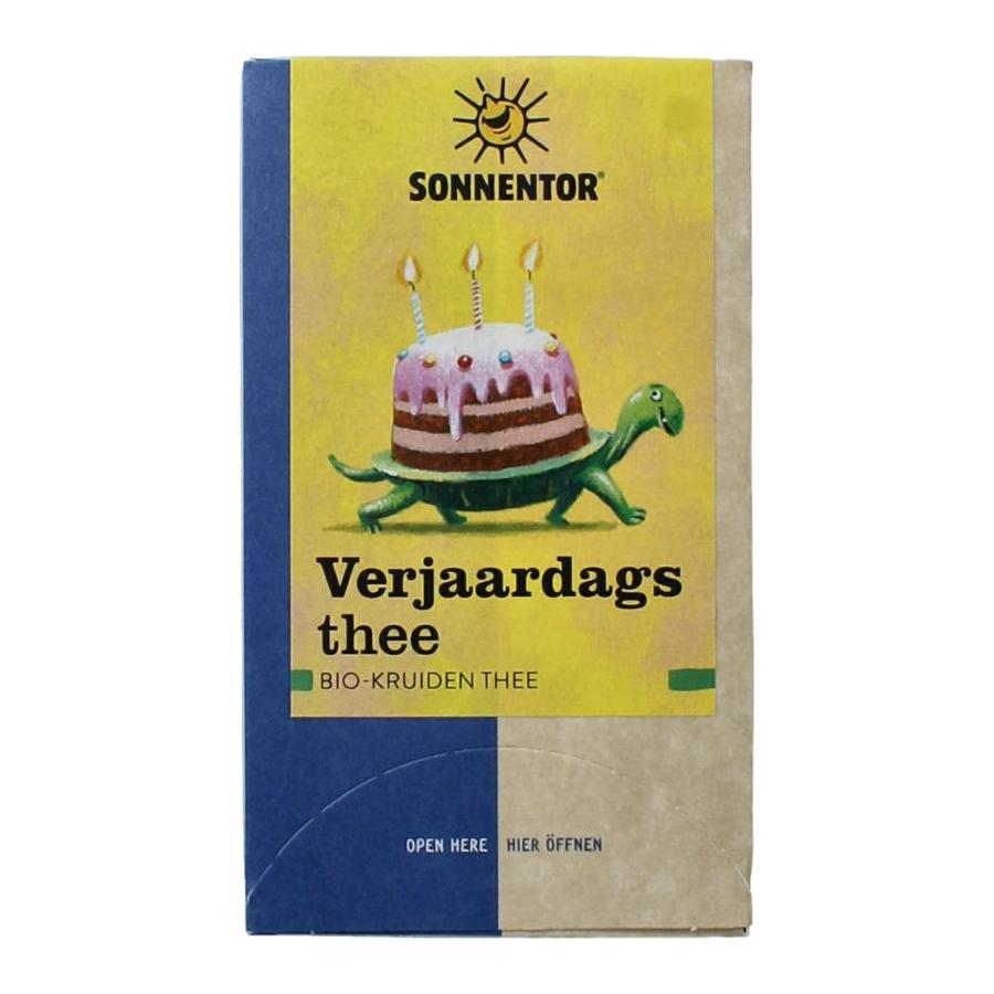 Verjaardagsthee bio