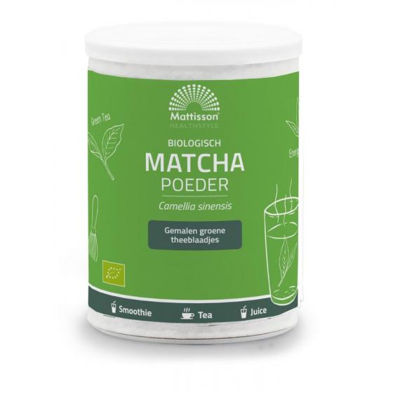 Matcha powder poeder green tea bio