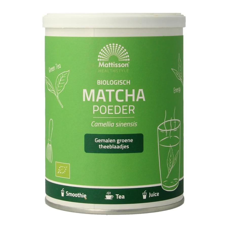Matcha powder poeder green tea bio