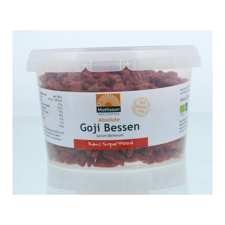 Bessen goji gedroogd pot bio