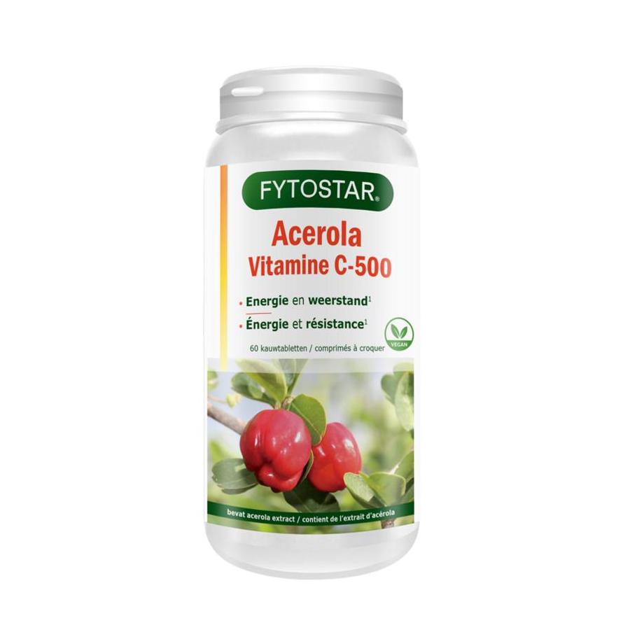 Acerola vitamine C 500 kauwtablet