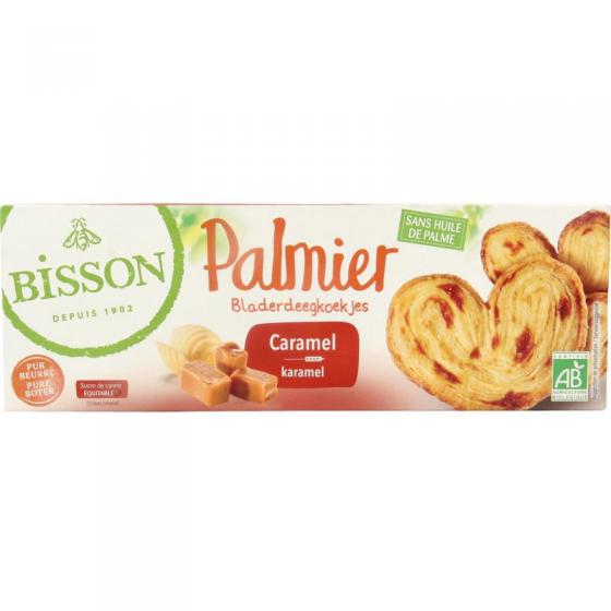 Palmier bladerdeegkoek caramel bio